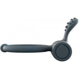 Ерекційне кільце з вібрацією Marc Dorcel Power Clit Black V2 - 2