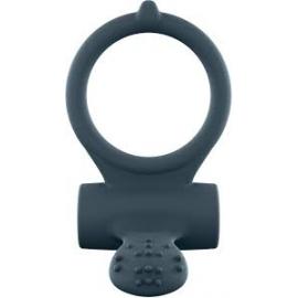 Ерекційне кільце з вібрацією Marc Dorcel Power Clit Black V2 - 3