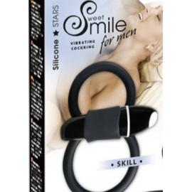 Эрекционное кольцо с вибрацией Smile Double Cock Cage - 5