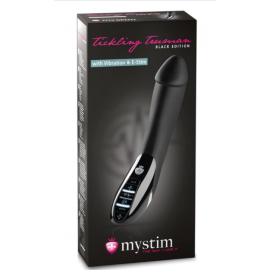 Вібратор із електростимуляцією Mystim Tickling Truman eStim Black - 4