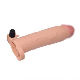 Насадка с вибрацией удлиняющая - Pleasure X-Tender Vibrating Penis Sleeve #5 - 4
