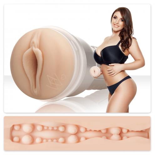 Fleshlight Girls Angela White Indulge - Мастурбатор-вагина, 25.4х8 см (телесный)