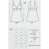 Комплект Obsessive Idillia babydoll (Фиолетовый, S/M)