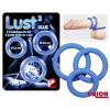 Комплект эрекционных колец Lust 3 Blue