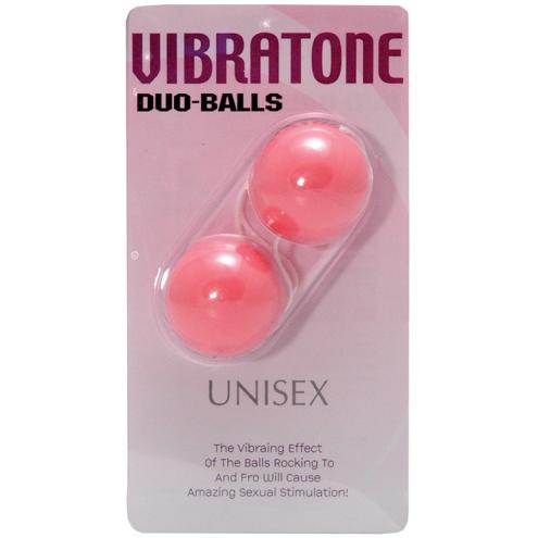 Вагинальные шарики VIBRATONE DUO BALLS PINK BLISTERCARD