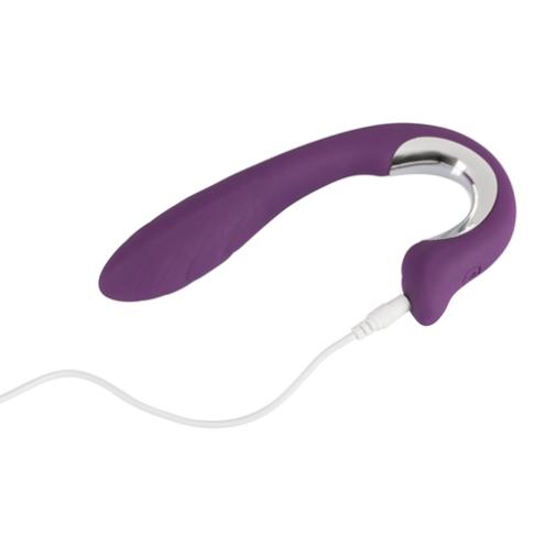 П.Вибратор силиконовый Javida Vibe with clit stimulator