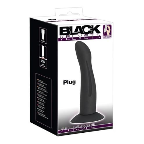 Анальна пробка Black Velvets Black Plug