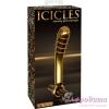 П.Стеклянный массажер простаты с вибрацией Iciclec Gold