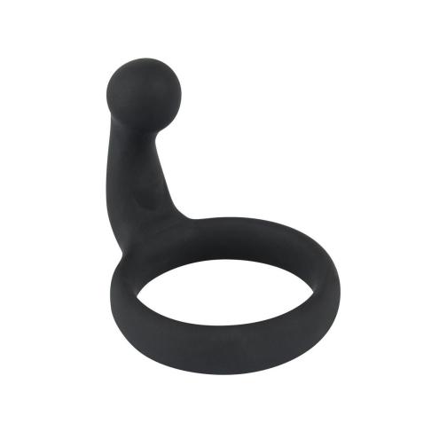 Ерекційне кільце із стимулятором Black Velvets Cock RIng