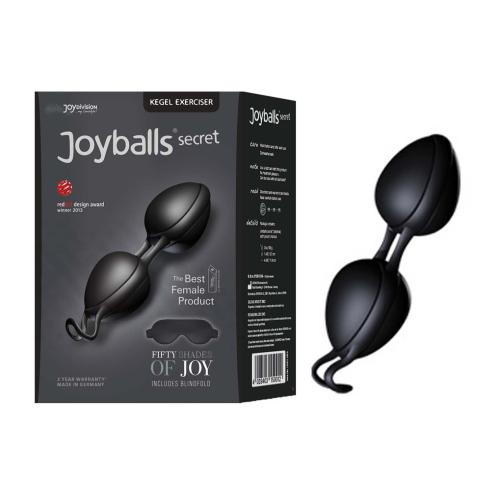 Вагинальные шарики Joyballs secret, black / black