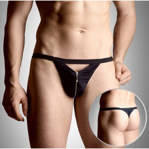 Чоловічі стрінги з блискавкою Mens thongs 4497,SOFT LINE