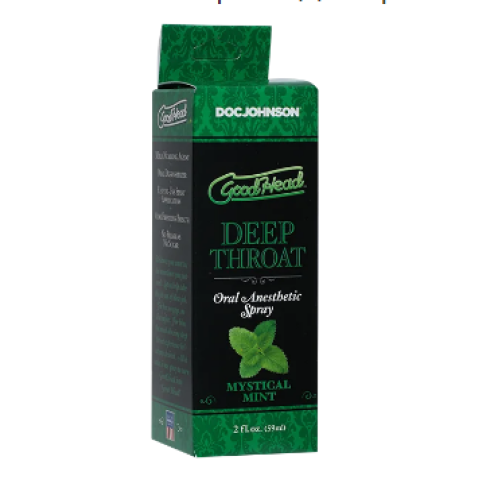 Спрей для минета Doc Johnson  Good Head Deep  Throat Spray Mystical Mint, 59 ml