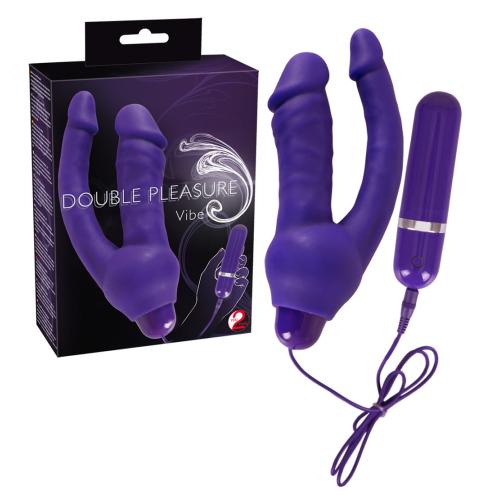 Вібратор подвійний Douple Vibrator Purple для жінок