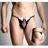 Мужские стринги с галстуком Mens thongs 4491 Soft Line аксессуар для пылких и незабываемых