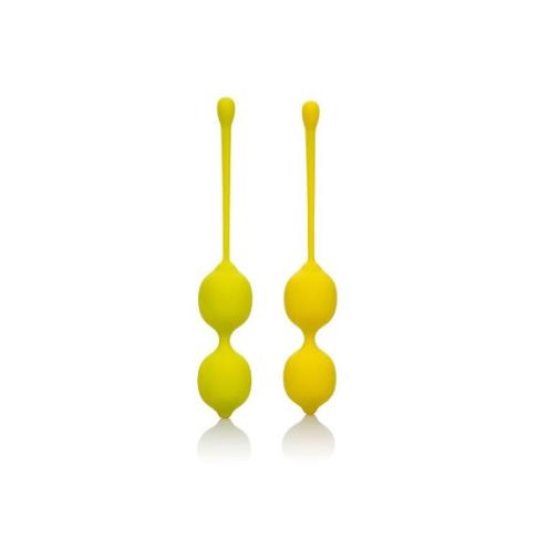 Набор вагинальных шариков CalExotics Kegel Training Set Lemon