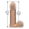 Фаллоимитатор Doc Johnson Vac-U-Lock - 8 Inch Ultraskyn Cock White