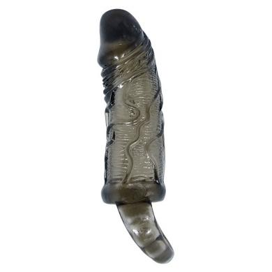 П. Насадка с вибрацией Men Extension Vibrating Penis Sleeve - 3