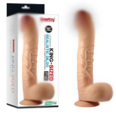 Реалистичный фаллоимитатор Legendary King Sized Realistic Dildo 12