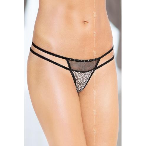 Женские стринги G-String, 2459, panther, S/L