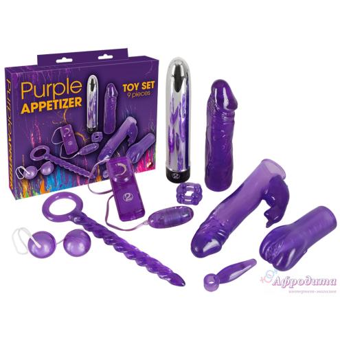 Набір секс-іграшок для пар Purple Appetizer 9-piece set