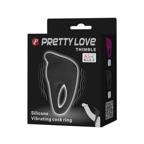 Эрекционное виброкольцо Pretty Love Thimble продлит удовольствие