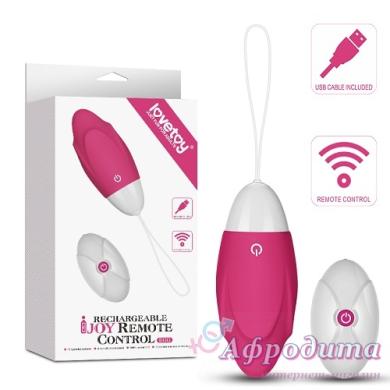 Віброяйце Rechargeable Remote Control Egg рожевого кольору