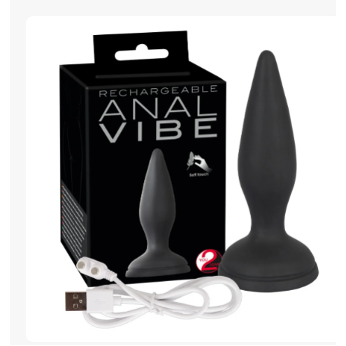 Анальная пробка с вибрацией Rechargeable butt plug