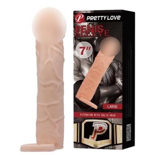 Насадка для члена Pretty Love Penis Sleeve Large Flesh