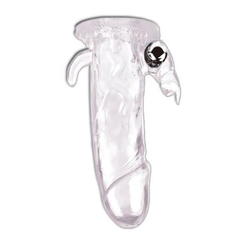 П. Насадка с вибрацией Penis sleeve Bullet vibrator Crystal