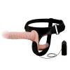 Страпон Ultra Passionate Harness Doble Heads Flesh Vibrating