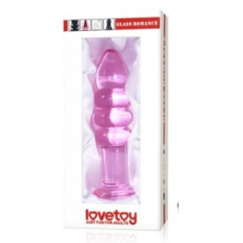 Скляний фалоімітатор Glass Romance Dildo pink