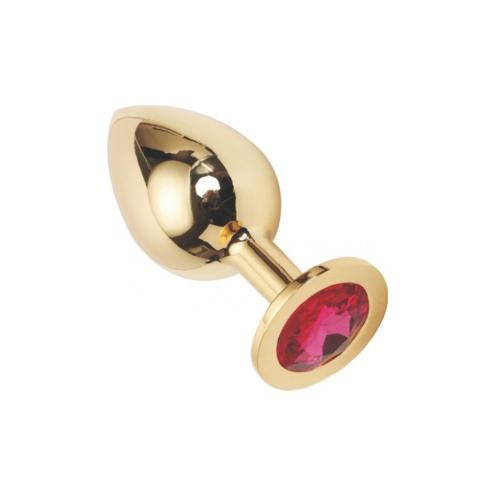 Металлическая анальная пробка Butt Plug Gold Large