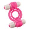 Эрекционное кольцо с вибрацией NEON EUPHORIA CLITORAL MASSAGE RING PINK