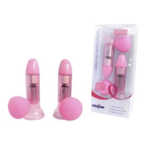 Вакуумные накладки на соски Premium Range Vibrating Nipple Pumps для страстных игр