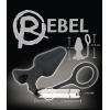 Анальная пробка с вибрацией и эрекционным кольцом Rebel