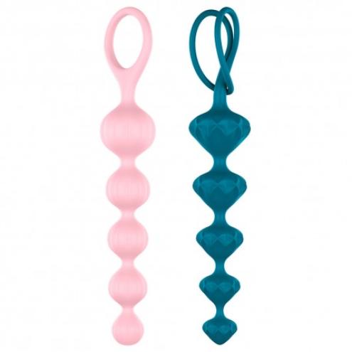 Набор анальных бус Satisfyer Beads, set of 2, Colored