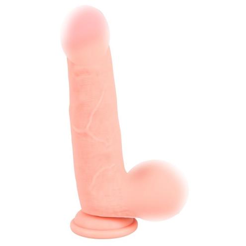 П. Реалістичний фалоімітатор з мошонкою Medical Silicone Dildo