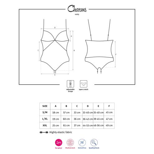 Боди Charms Obsessive идеальный наряд для пикантного соблазнения