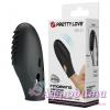 Насадка на палец с вибрацией Pretty Love Gilo Finger Vibrator Black