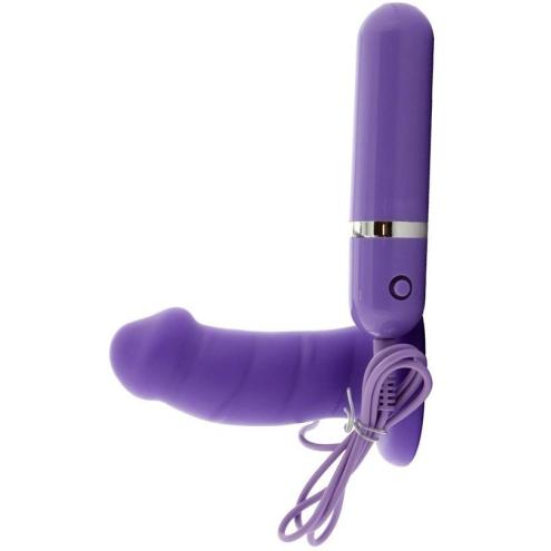 Анальная пробка с вибрацией PURRFECT SILICONE 10FUNCTION PLUG PURPLE