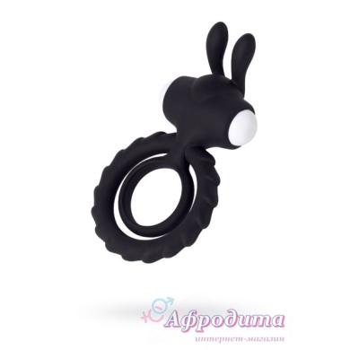 Эрекционное кольцо JOS GOOD BUNNY, black