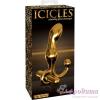 П.Стеклянный массажер простаты с вибрацией Iciclec Gold Edition G08