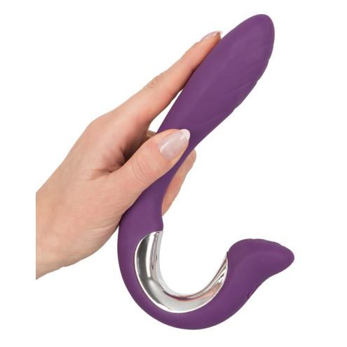 П.Вибратор силиконовый Javida Vibe with clit stimulator