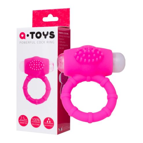 Эрекционное кольцо с вибрацией A-TOYS Penis Vibroring создано для мужчин