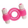 Эрекционное кольцо с вибрацией NEON EUPHORIA CLITORAL MASSAGE RING PINK