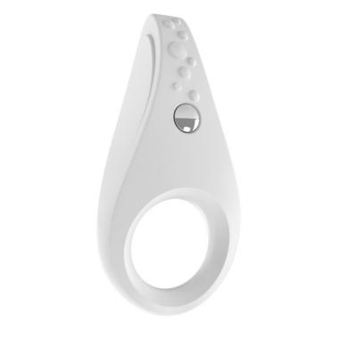 Эрекционное кольцо с вибрацией OVO B3 Vibrating Ring White 