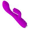 Вибратор вагинально-клиторальный Pretty Love Doreen пурпурного цвета