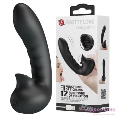 Вибронасадка на палец Pretty Love Hobgoblin Finger Vibrator Black