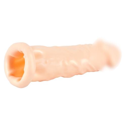 Удлиняющая насадка на пенис Silicone Extension Flesh