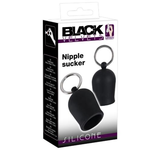 Вакуумные помпы на соски Nipple Suckers черного цвета